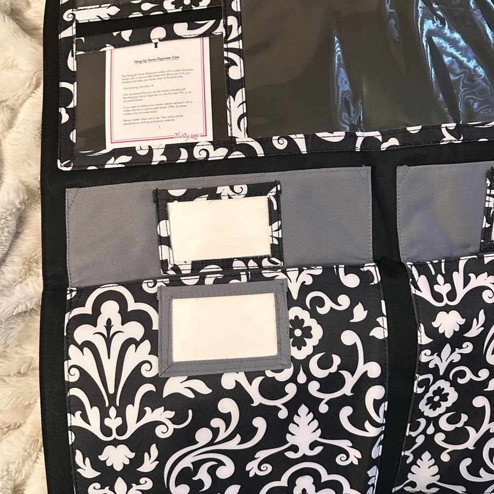 NEW THIRTY ONE 22 x 41 brown gray DOOR POCKET HANGING ORGANIZER